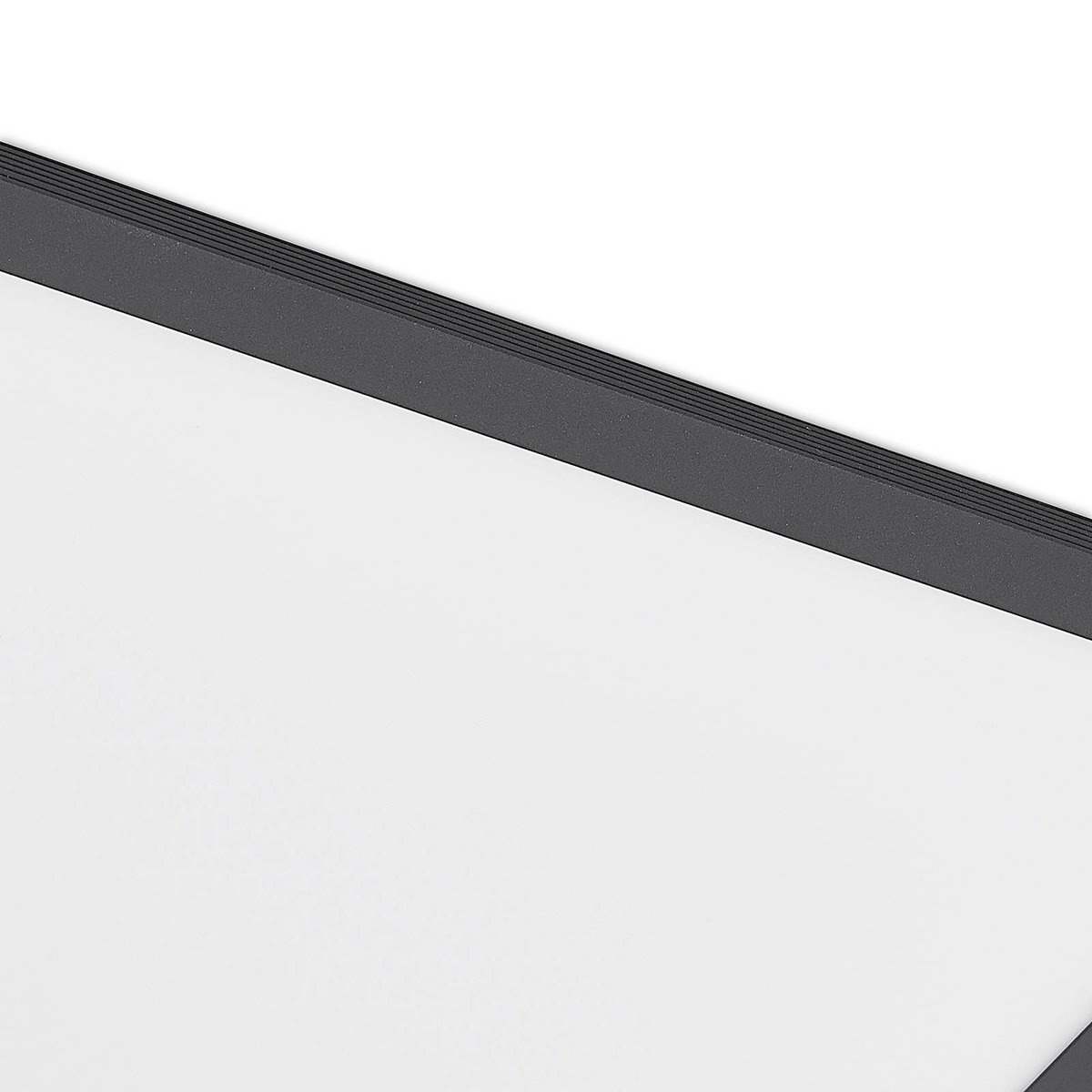 Panneau en aluminium moderneLED, Nelios noir, blanc, LINDBY