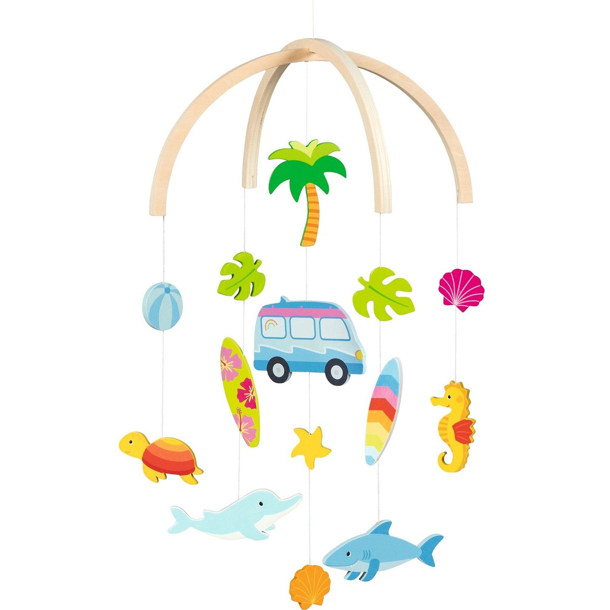 Mobile van de surfeur beige, GOKI