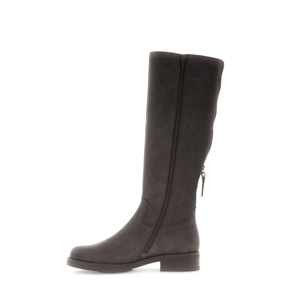 Bottes en cuir à talon décroché gris, GABOR