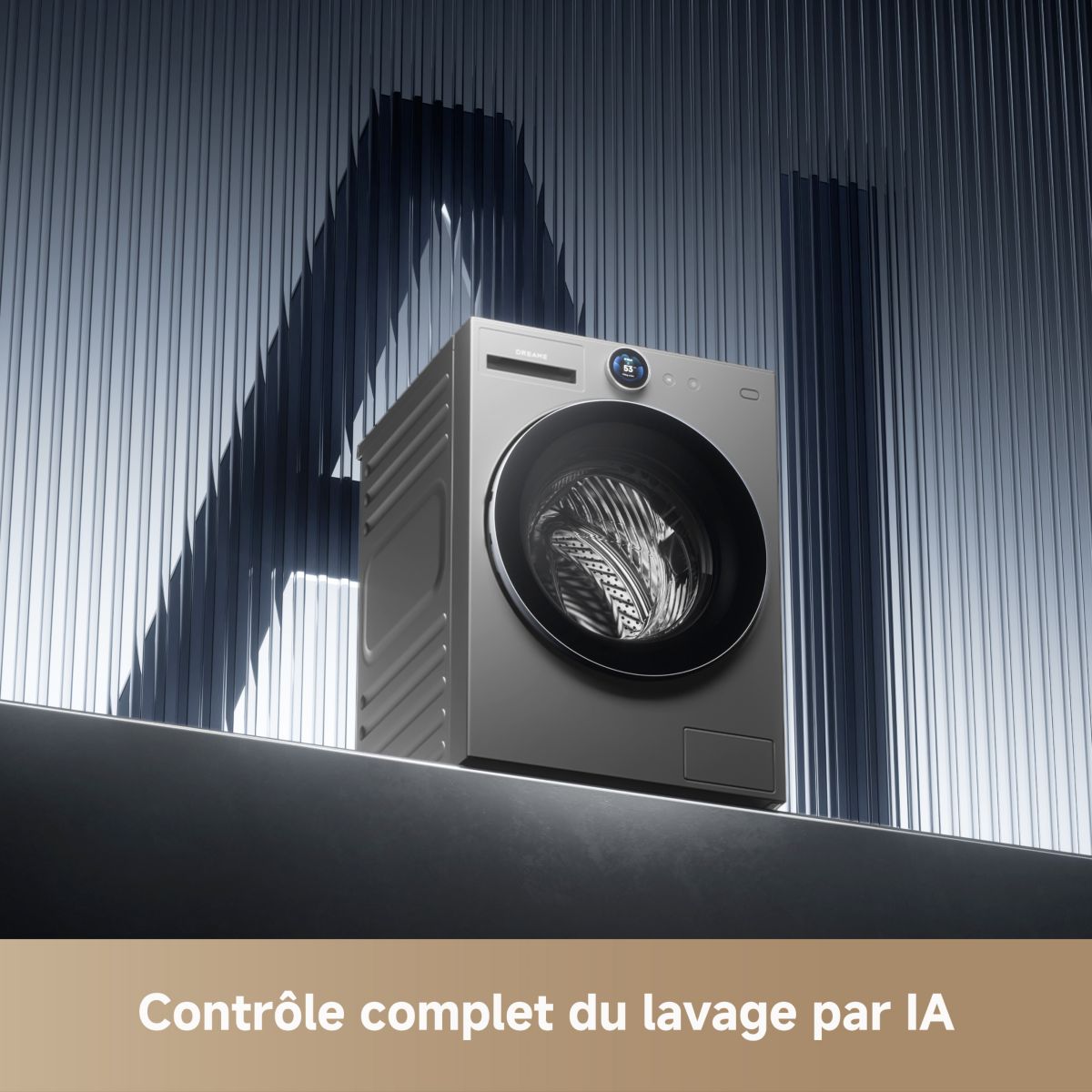 Lave linge hublot DRWASHL911KGG L9 11Kg couleur unique, DREAME