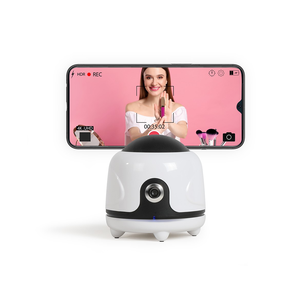 Support suivi automatique 360 ° blanc, LIVOO