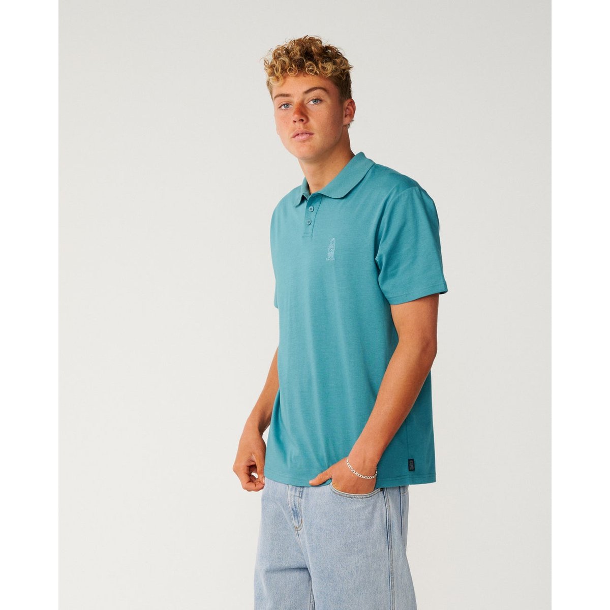 Polo SEARCH SERIES VAPORCOOL dusty jade, RIP CURL