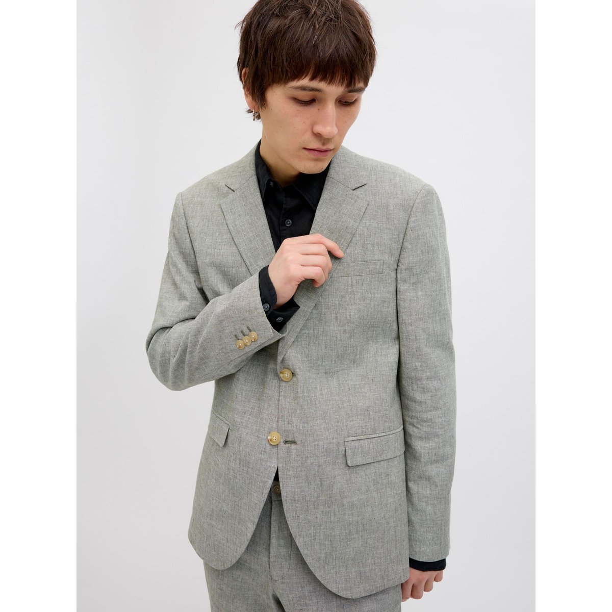 Blazer Croisé verte - four leaf clover 1, JACK & JONES