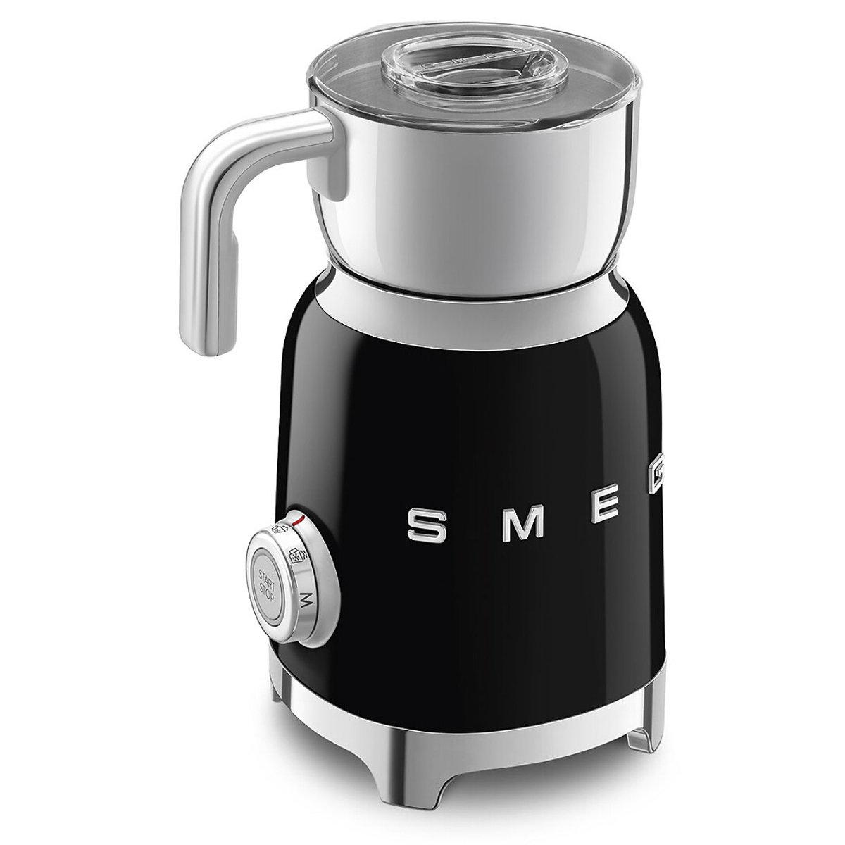 Retro Style Tritan Milk Frother - MFF11 black, SMEG