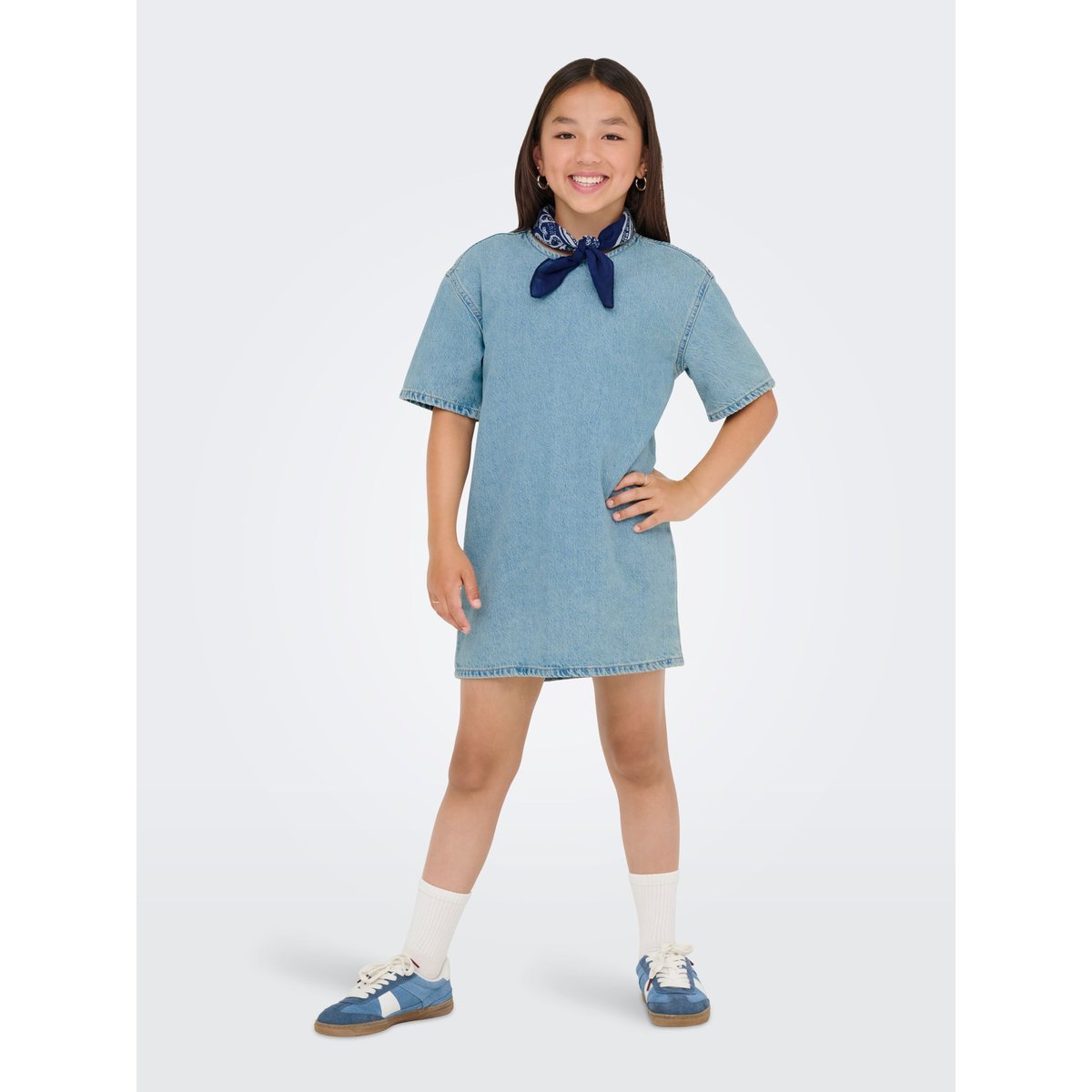 Robe En Denim medium blue denim, KIDS ONLY