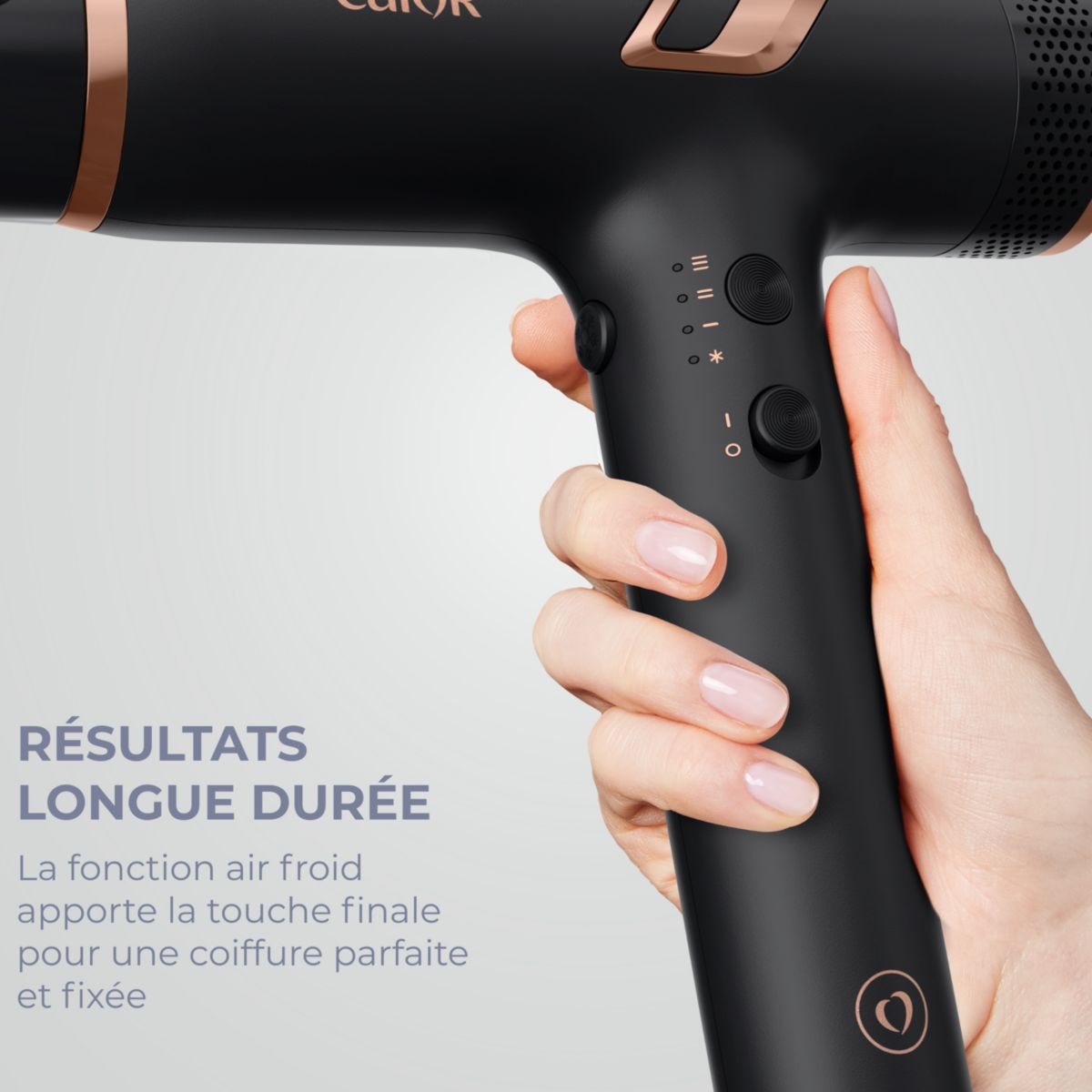 Sèche cheveux professionnel Nano HY8310C0 noir et cuivrã©, CALOR