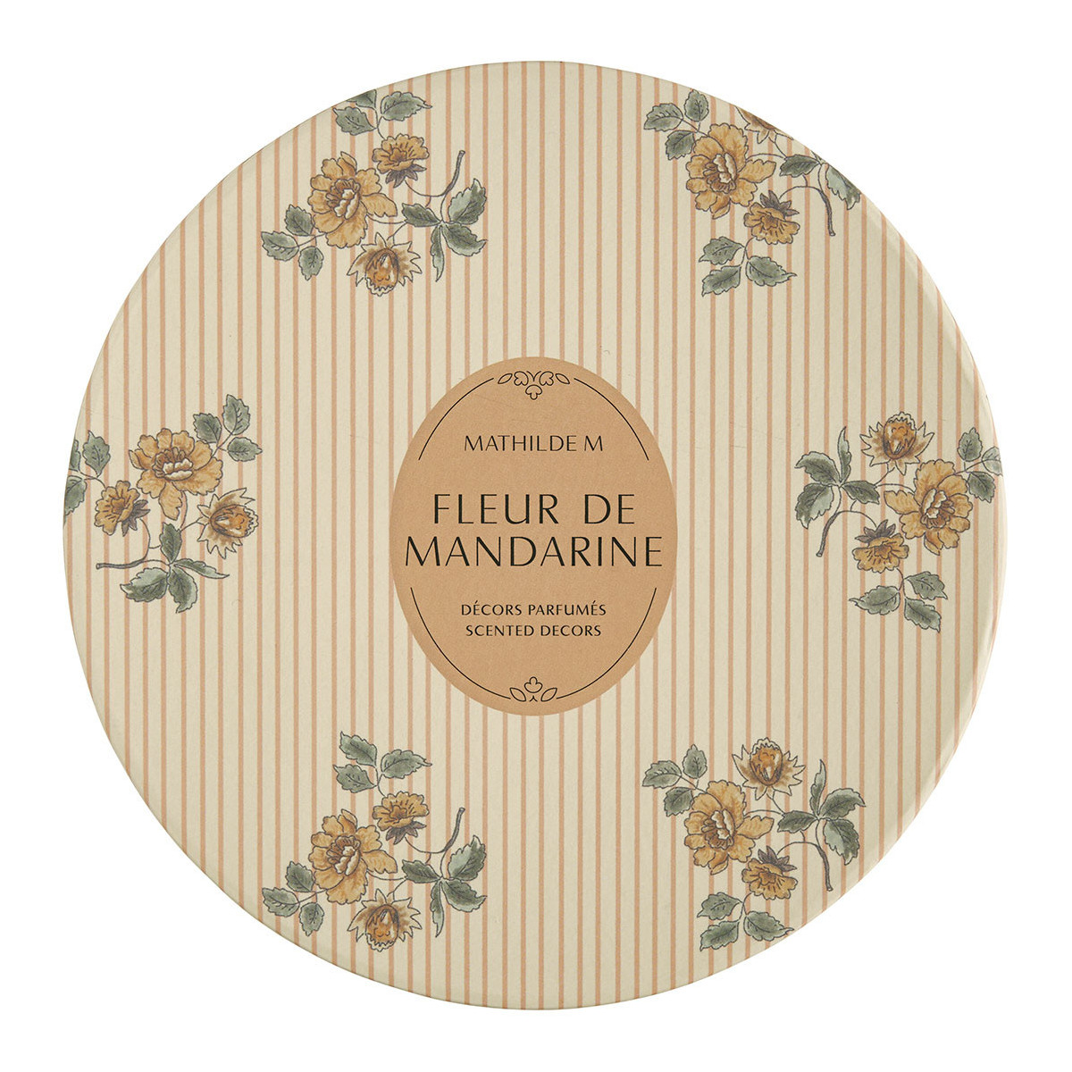 Coffret de 5 décors parfumés - Fleur de Mandarine blanc, MATHILDE M