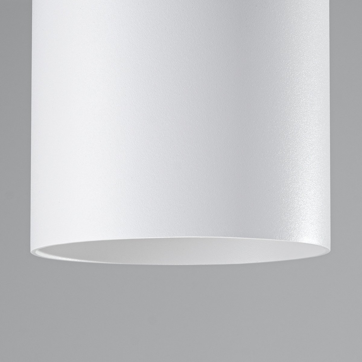 Plafonnier Aluminium Blanc GU10 1 Mika blanc, EDEN