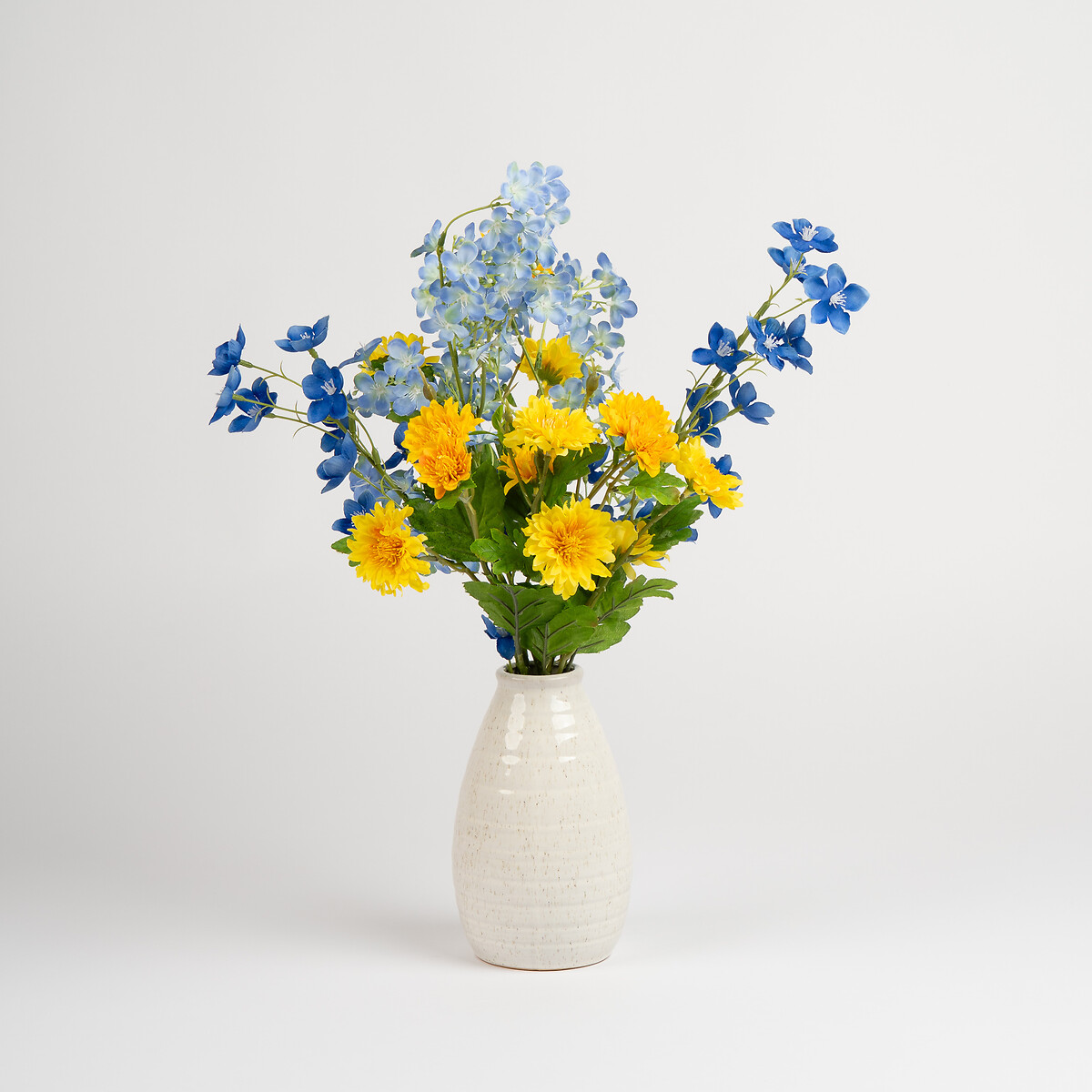 55cm Blue & Yellow Floral Arrangement yellow, SO'HOME