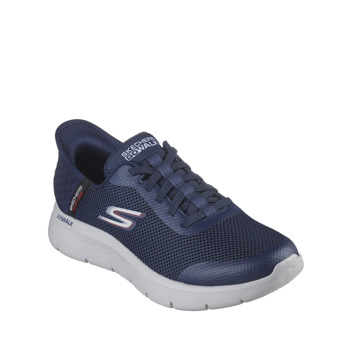 Baskets Go Walk Flex - Hands Up bleu marine, SKECHERS