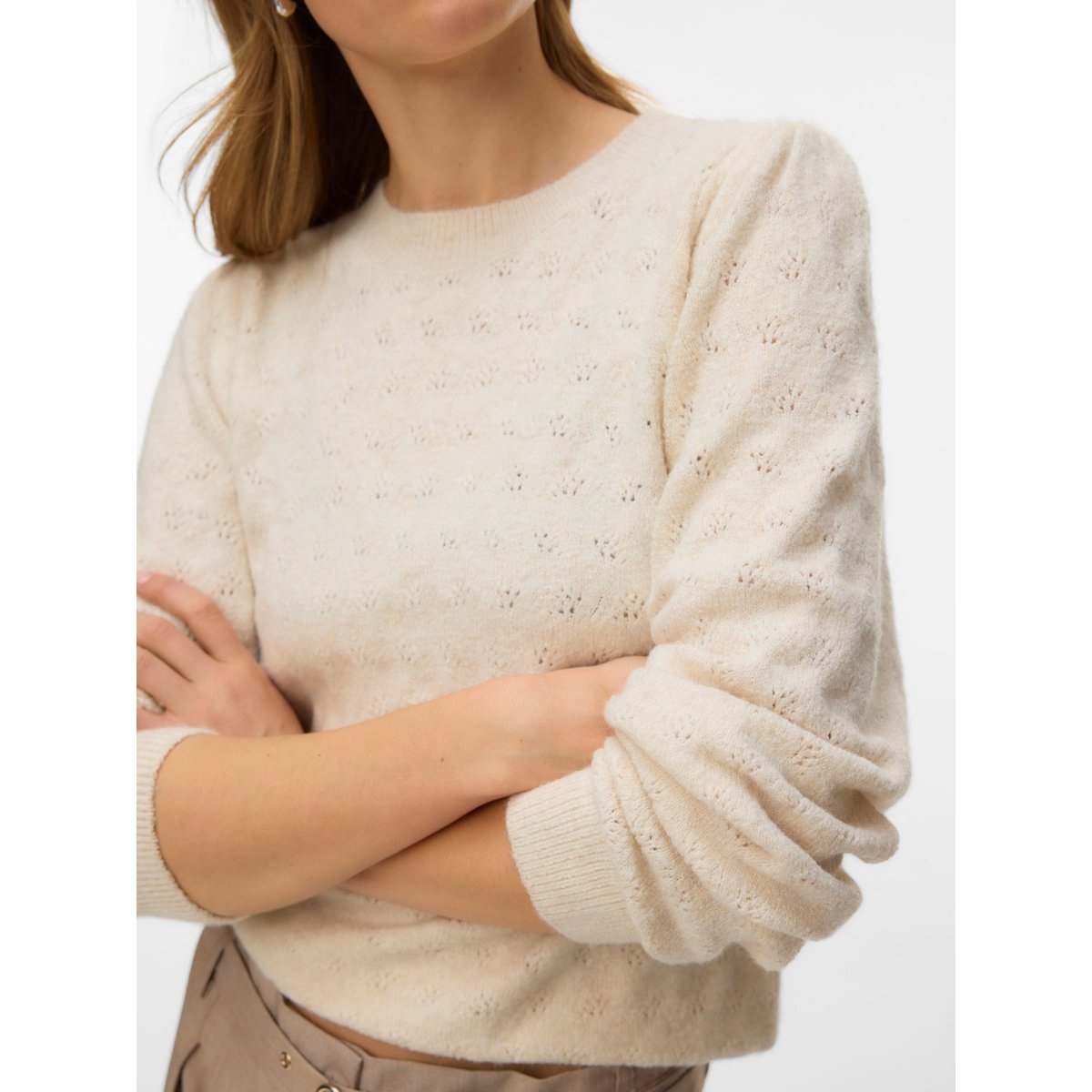 Pull En Maille birch, VERO MODA