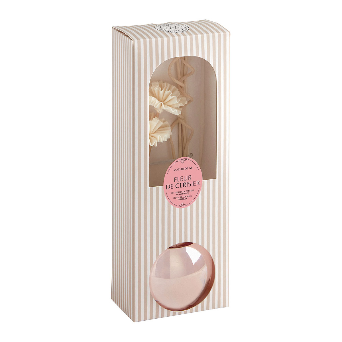 Diffuseur de parfum Fleur de Cerisier JARDIN DE FANTAISIES rose, MATHILDE M