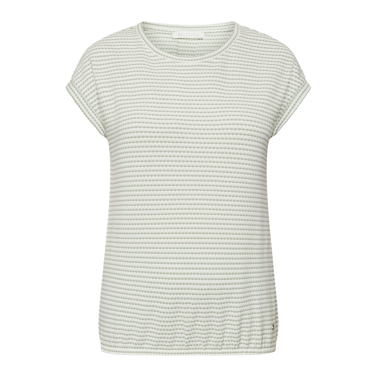 Haut casual à élastique green/cream, BETTY & CO