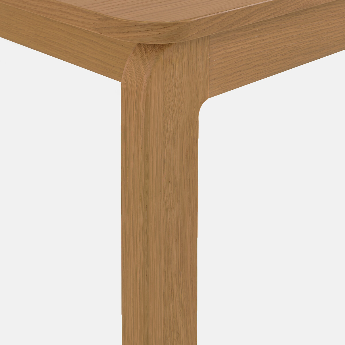 Mesa de comedor extensible de chapado de roble, de 6 a 8 cubiertos, TALET color roble, LA REDOUTE INTERIEURS