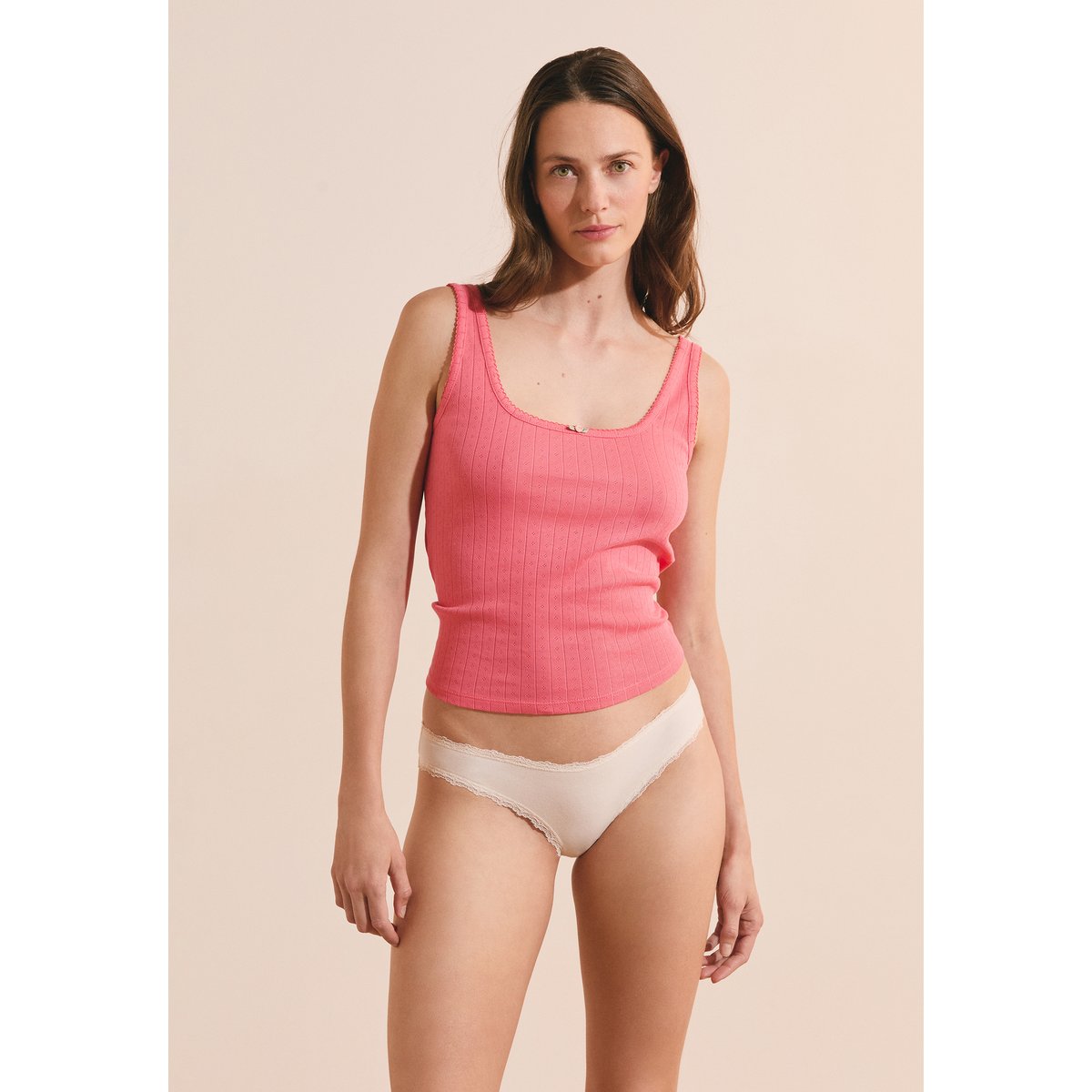 Culotte en coton LOLA ecru, ETAM
