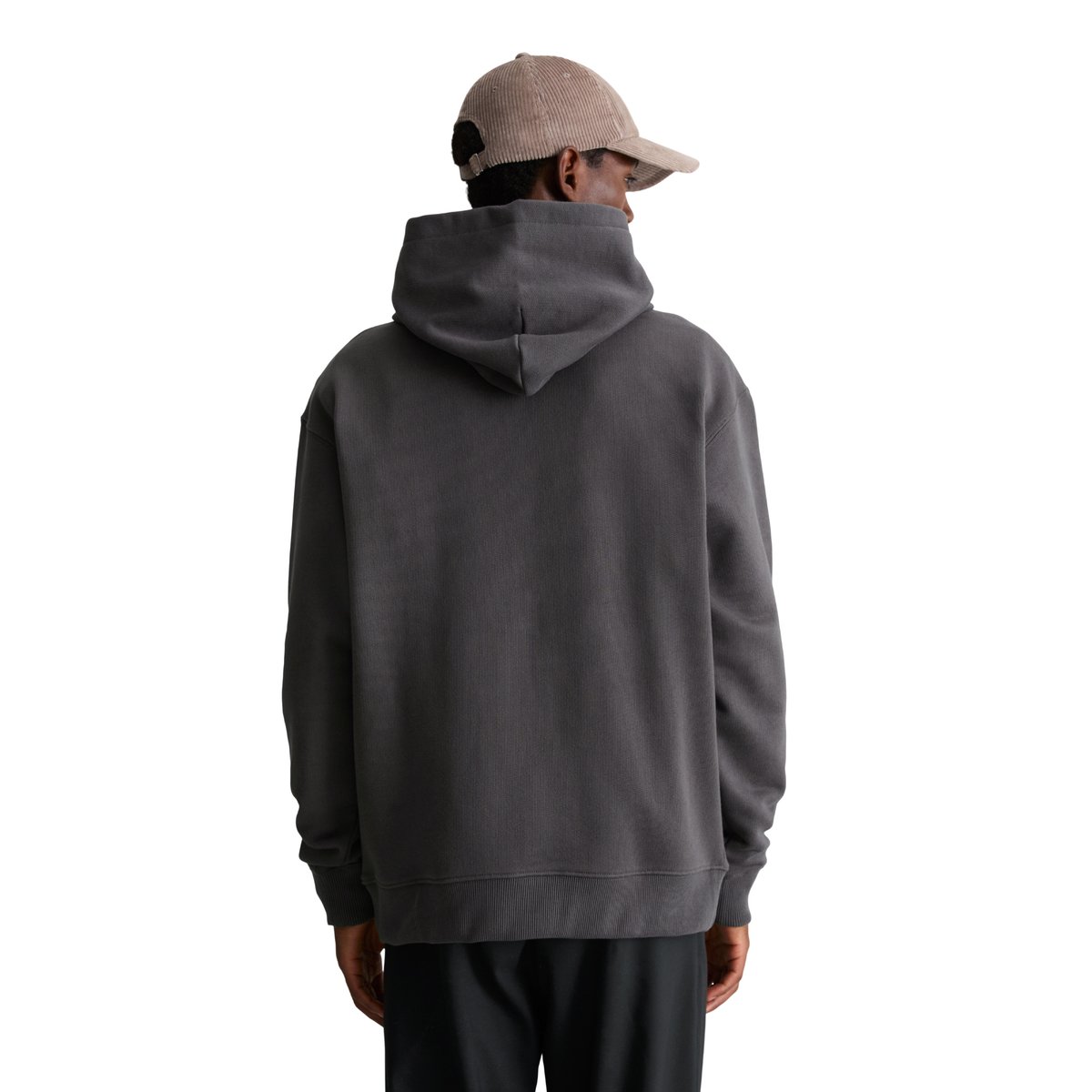 Sweat à capuche ample en pur coton biologique gris, MARC O’POLO DENIM