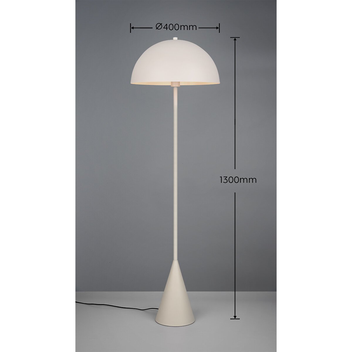 Candeeiro de Pé Alfie, da Trio Lighting cinzento, TRIO LIGHTING