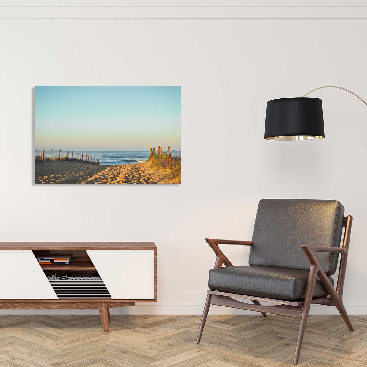 Tableau deco plage hossegor tableau alu dibond, HEXOA