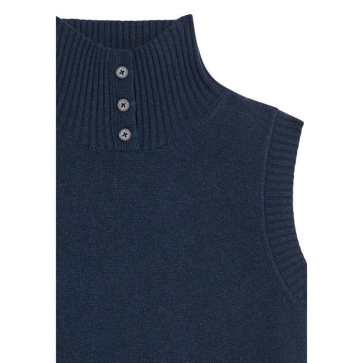 Robe droite en laine bleu denim, RODIER