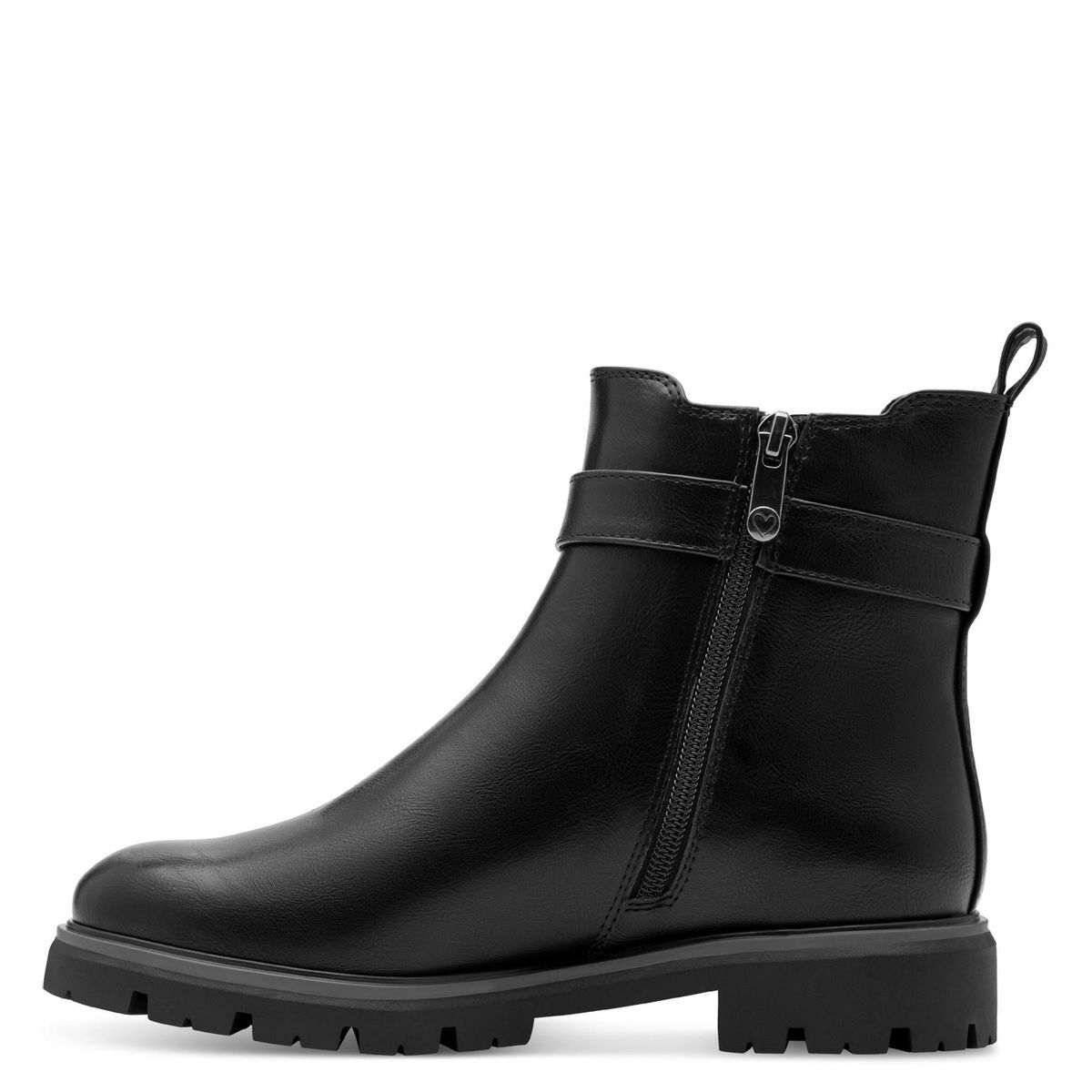 Bottine Chelsea talon bloc noir, MARCO TOZZI