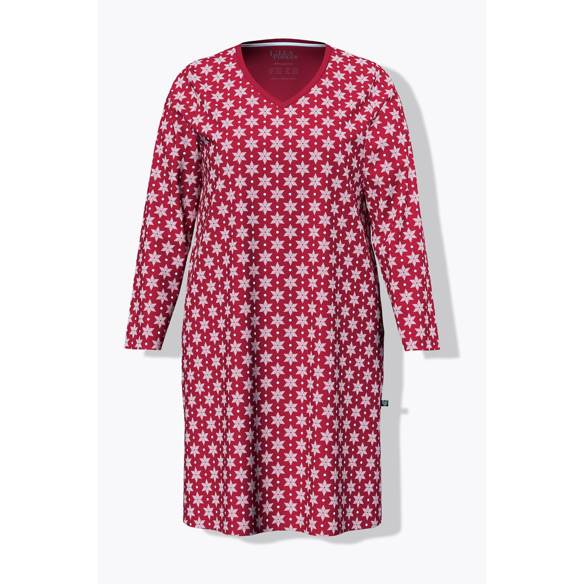 Grand(e) chemise de nuit / T-shirt rouge foncé, ULLA POPKEN
