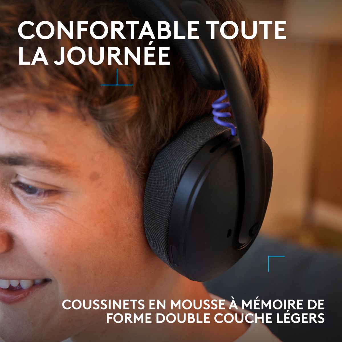 Casque gamer G325 Noir couleur unique, LOGITECH
