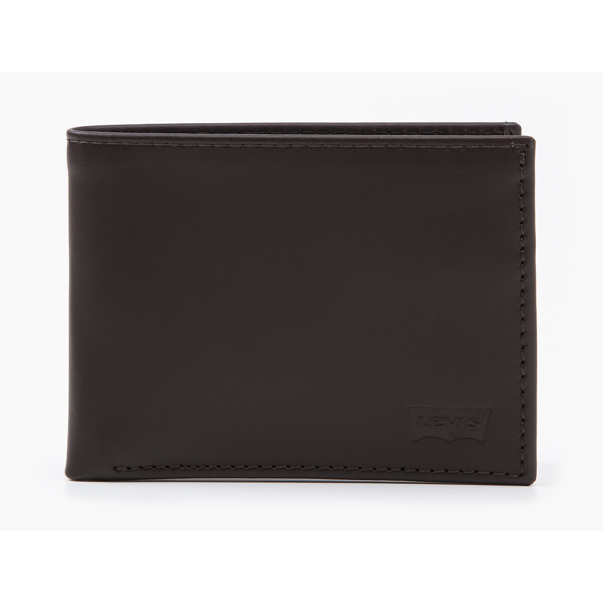 Batwing Bifold ID Leather Wallet brown, LEVI'S