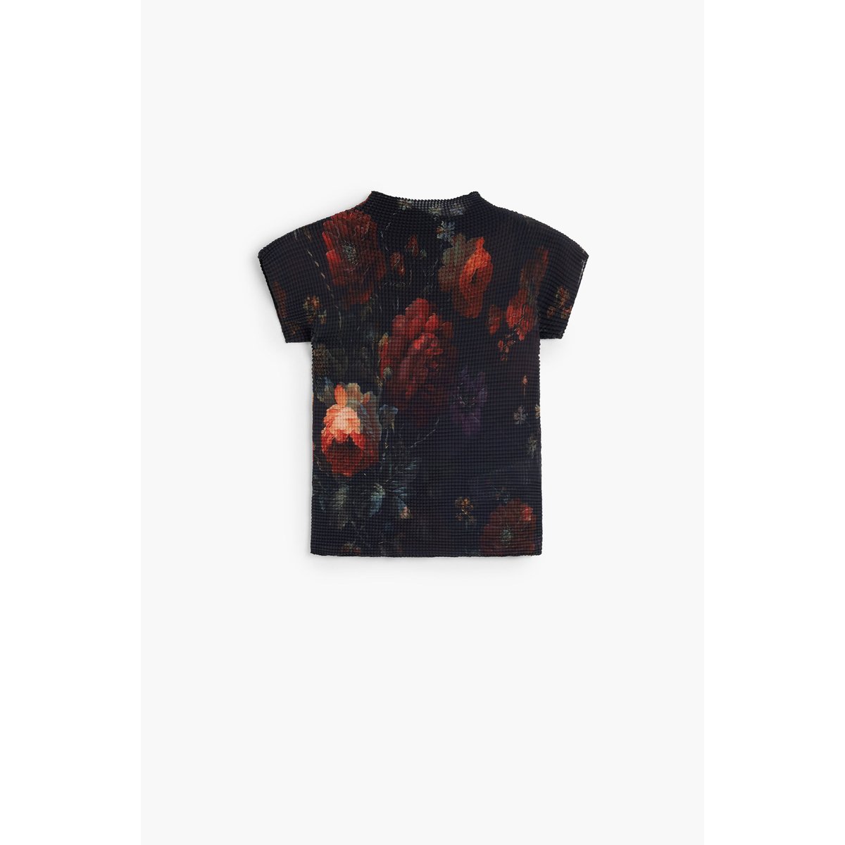 blouse à imprimé fleuri noir, DESIGUAL
