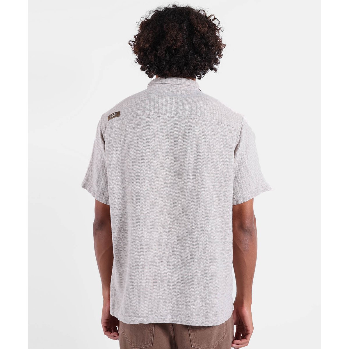 Chemise manches courtes POOLHOUSE driftwood, OXBOW