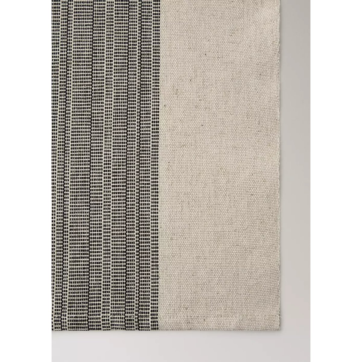 Chemin de table en coton et lin 50 x 160 cm écru, MANGO HOME