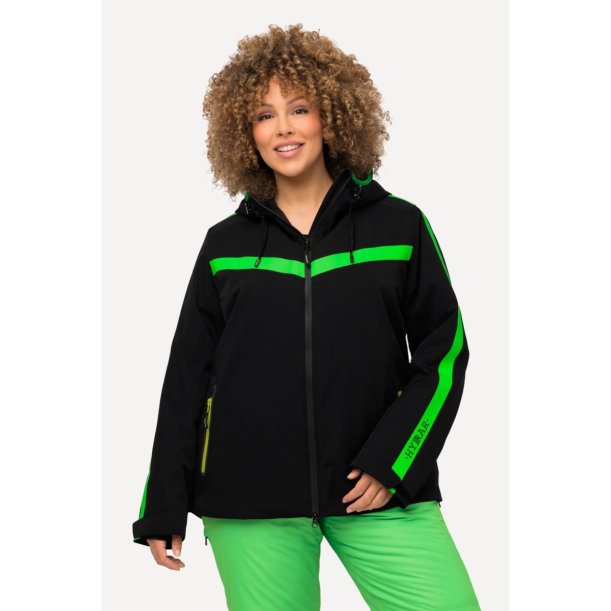 Veste de ski imperméable et stretch noir, ULLA POPKEN