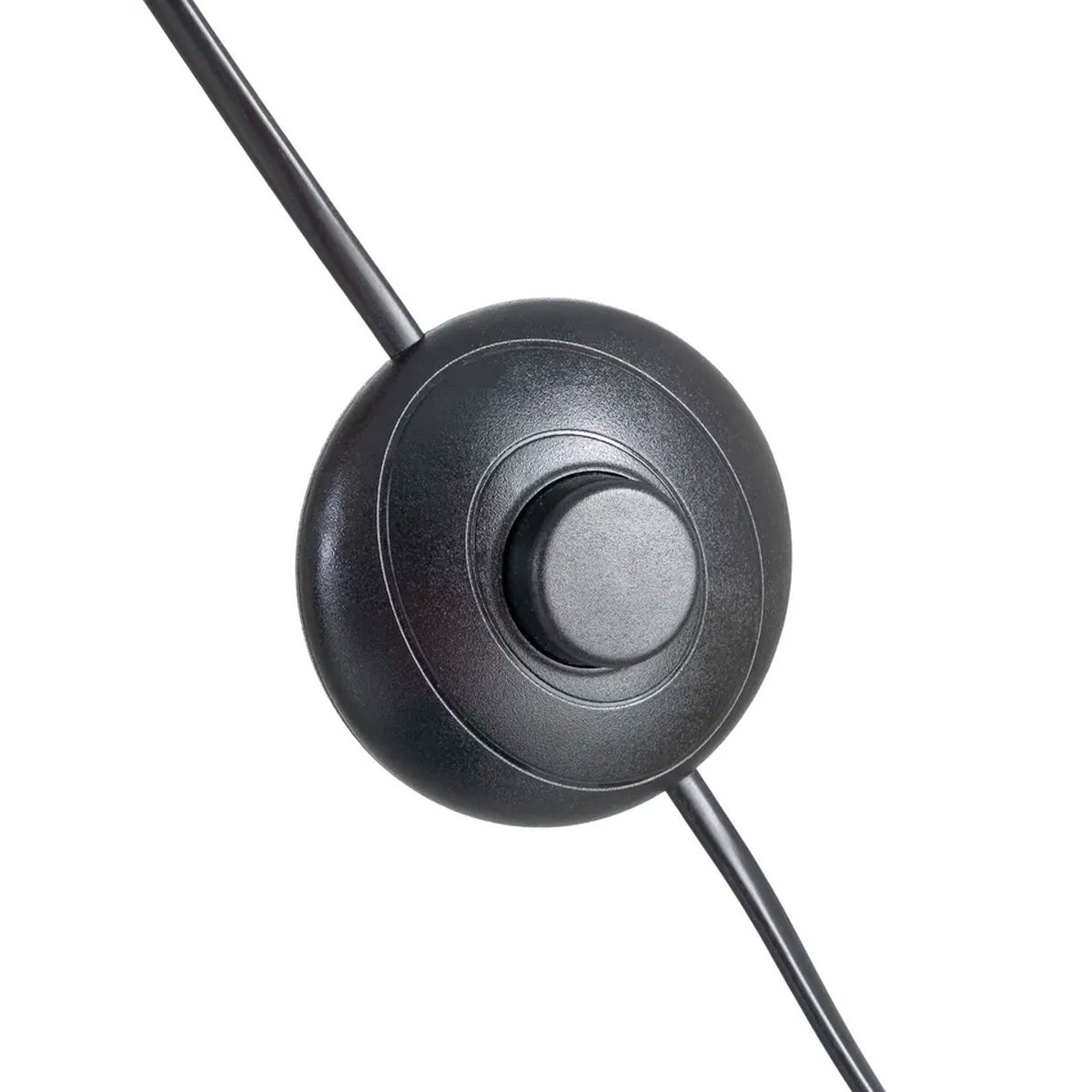Lampadaire design de lecture en métal noir 45.5x25x156cm noir, WADIGA
