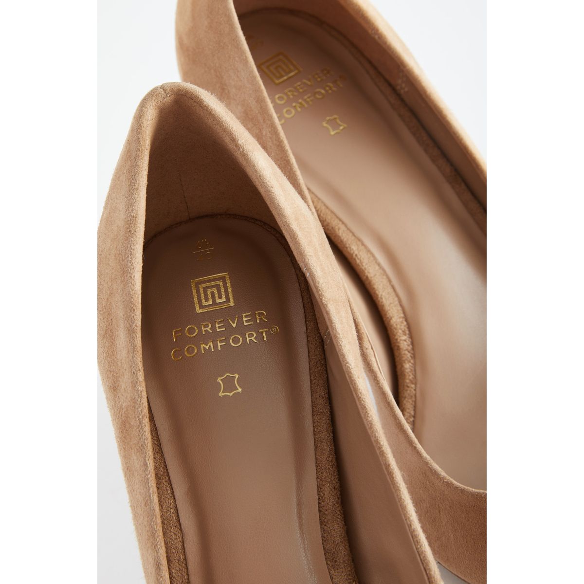 Escarpins mi-hauts pointus camel, NEXT