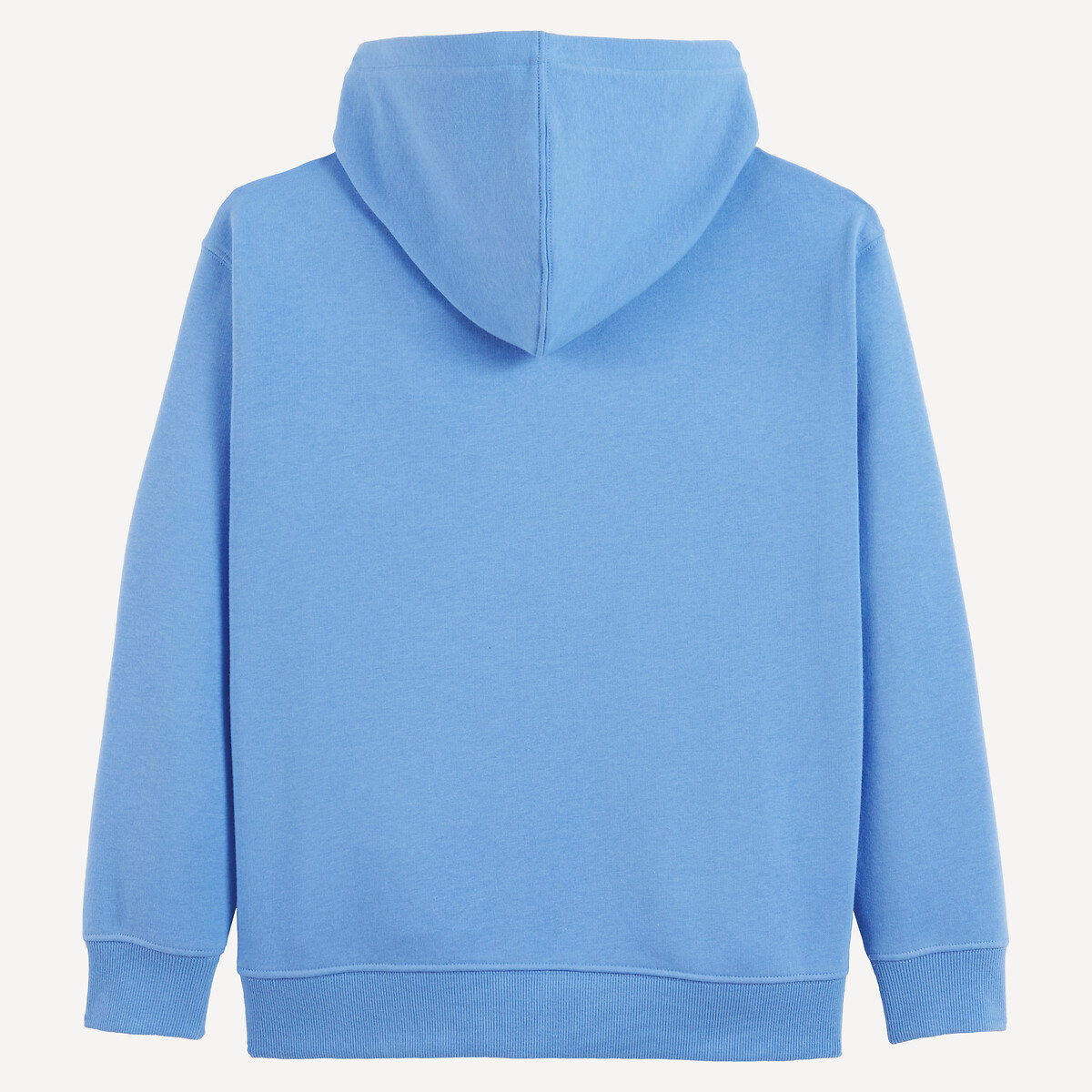 Sweatshirt mit Reissverschluss und Kapuze aus Fleece hellblau, LA REDOUTE COLLECTIONS