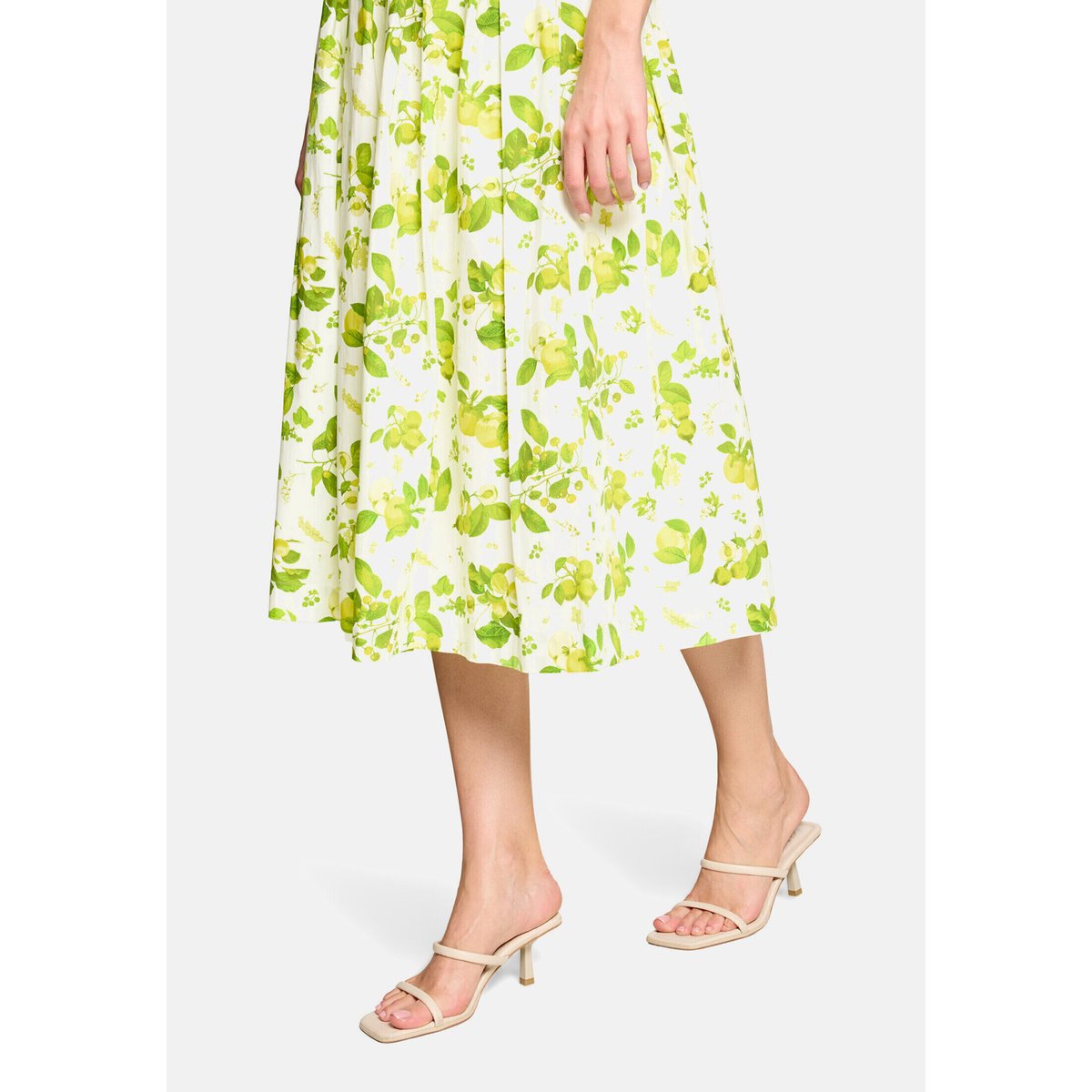 Jupe sportive à élastique green/yellow, VERA MONT