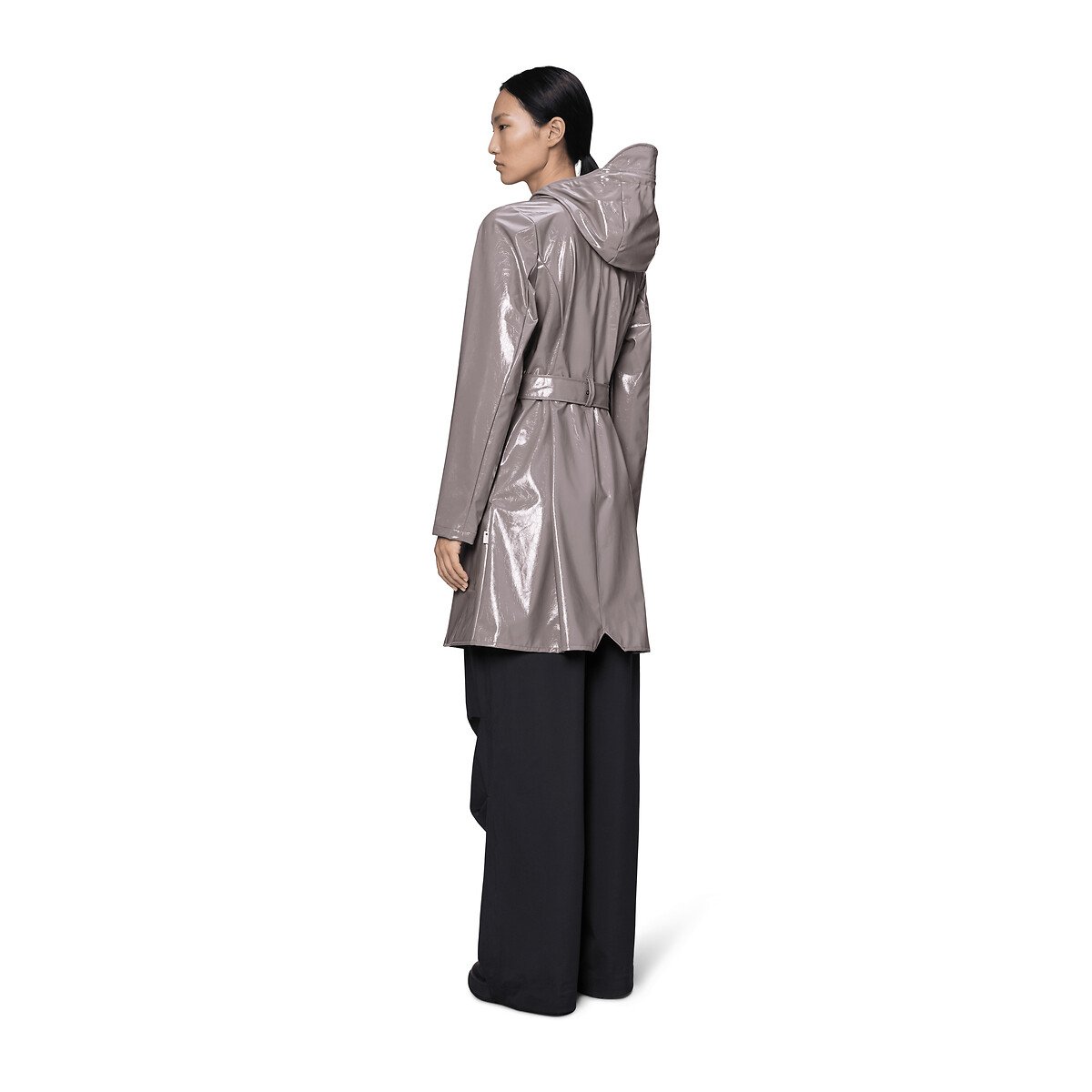 Imperméable, CURVE LONG gris cendré, RAINS