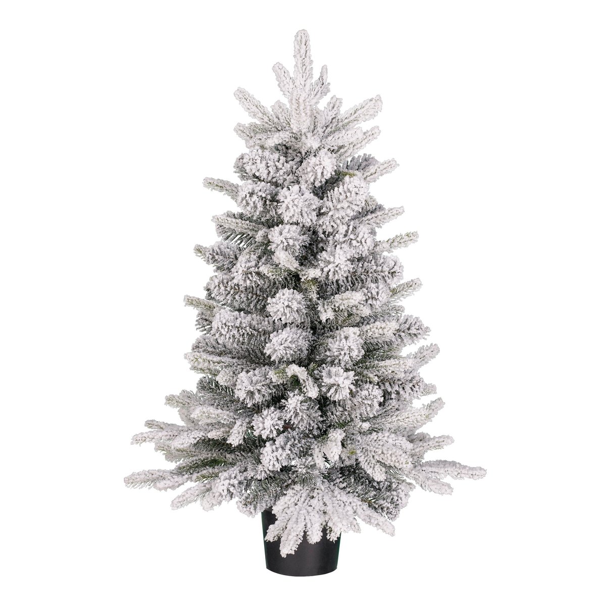 Sapin de Noël artificiel enneigé H90 cm GRIMSHAW vert, BLACK BOX TREES