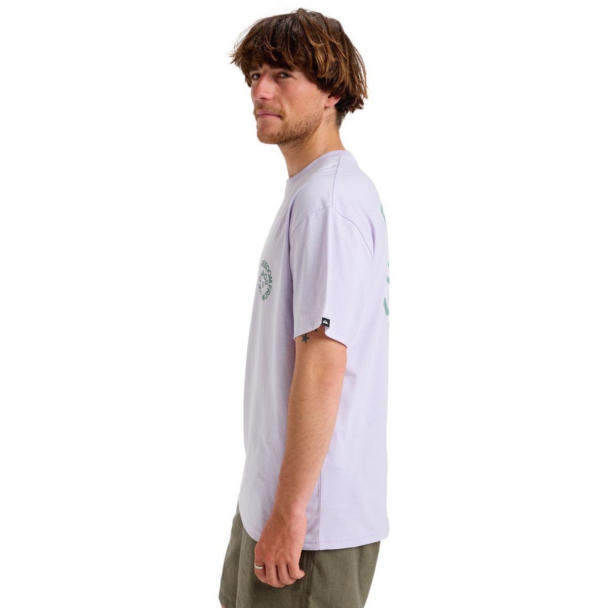 T-shirt manches courtes sérigraphié FREEDOM FROM THE CHAOS violet orchid petal, QUIKSILVER