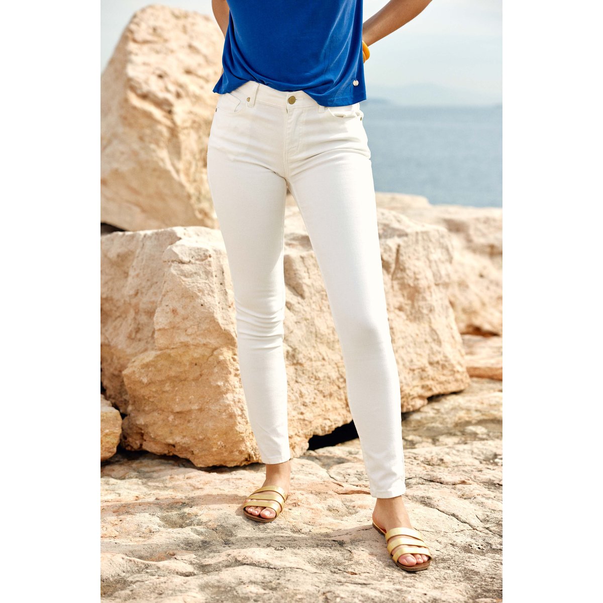 Jean uni MAUDE BL blanc, LA PETITE ETOILE