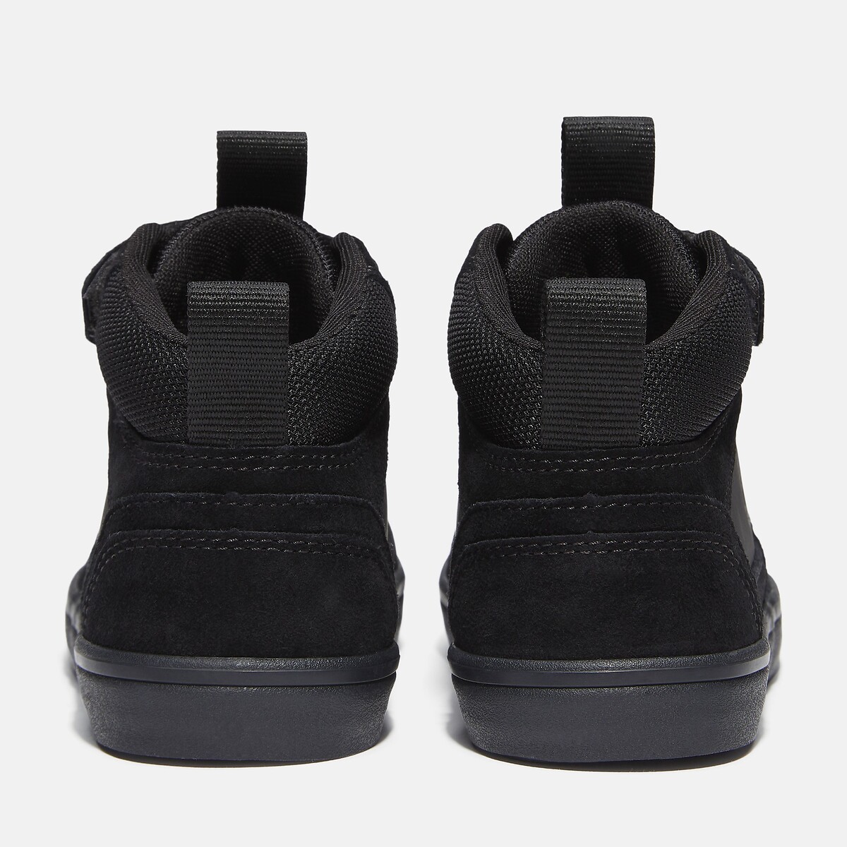 Baskets en cuir, à lacets élastiqués, STONE JUMP MID HOOK & LOOP noir, TIMBERLAND