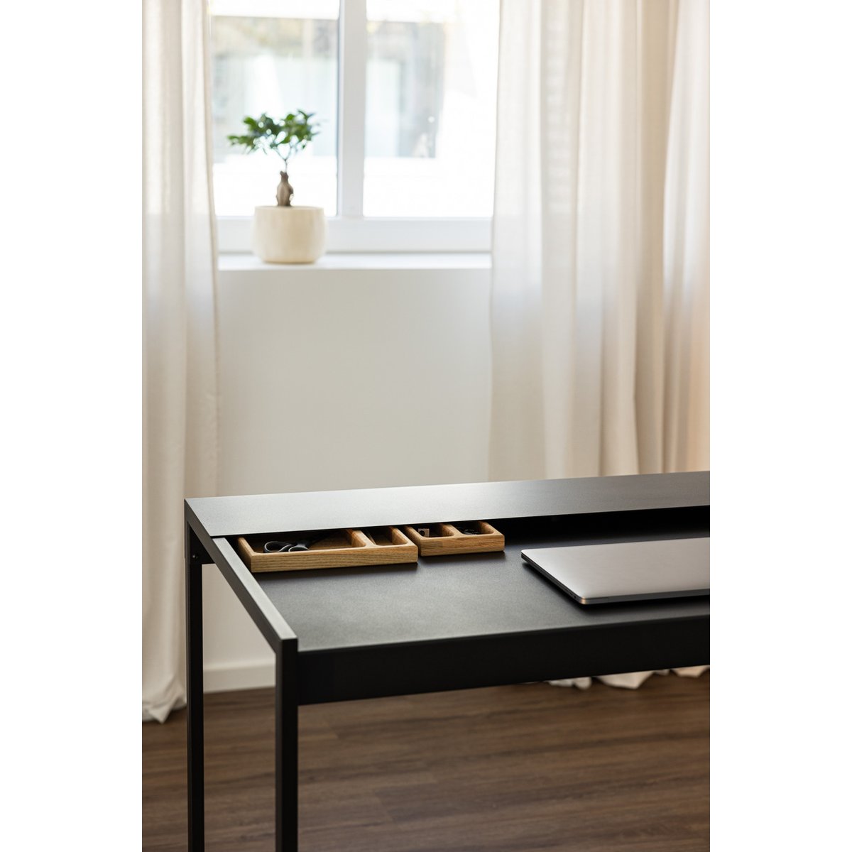 Bureau DONNA noir, METALLBUDE