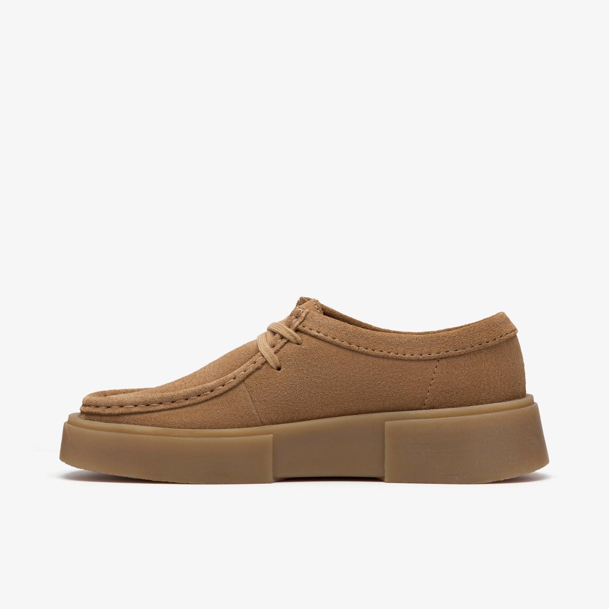 Derbies richelieus Suède TORVIEW W beige sable, CLARKS