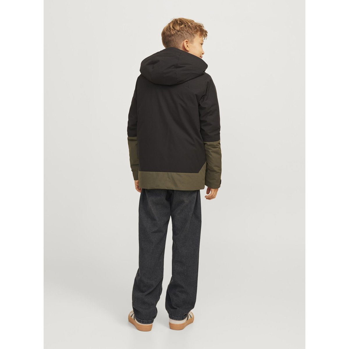 Jean Coupe Décontractée black denim 1, JACK & JONES JUNIOR