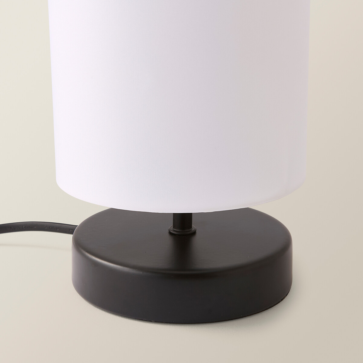 Francine Touch Table Lamp in Matt Black white, SO'HOME