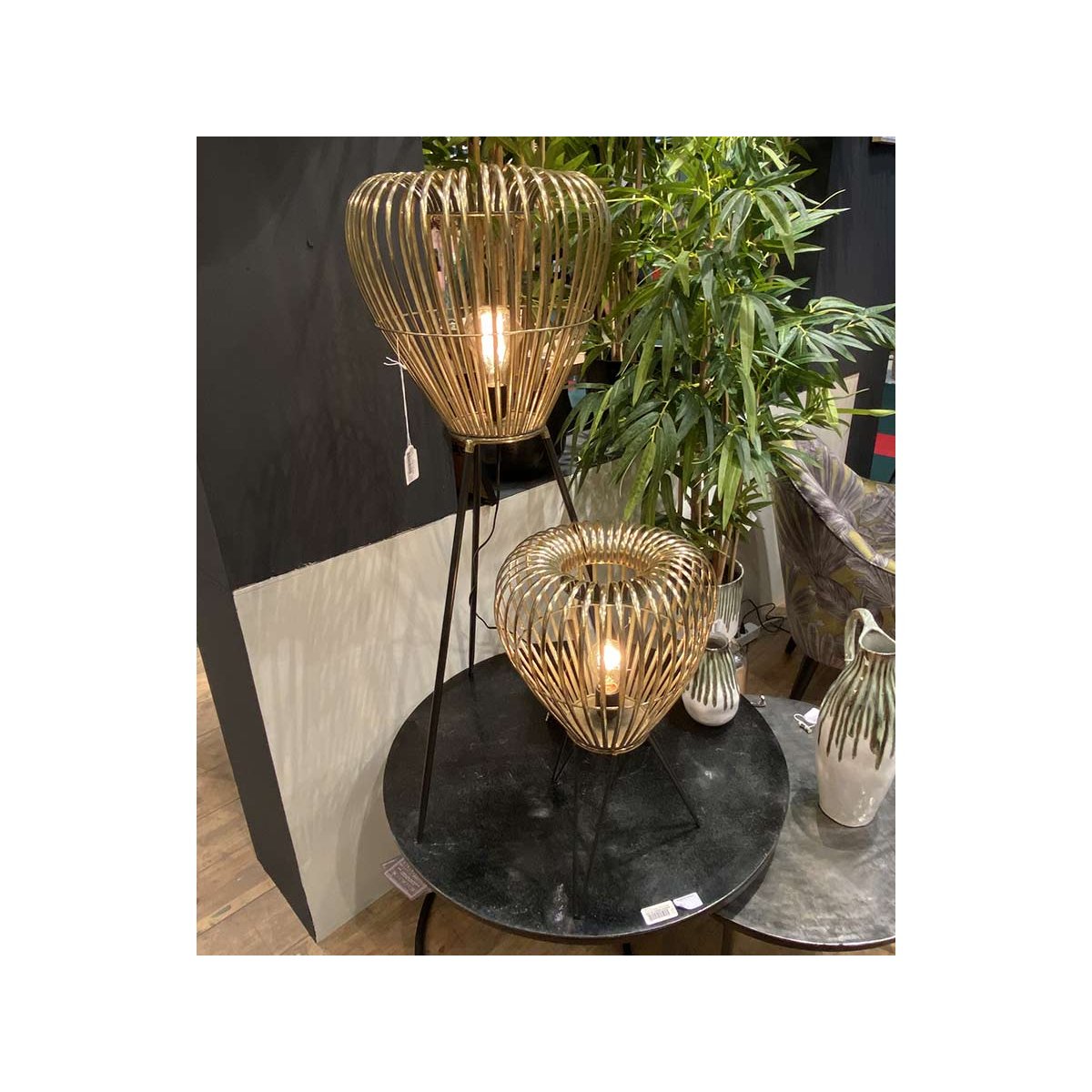Lampe De Table Nouméa - Amadeus doré, AMADEUS