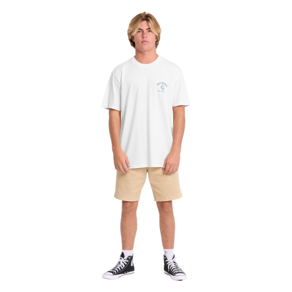 T shirt manches courtes REMAINS PREMIUM blanc off white, BILLABONG
