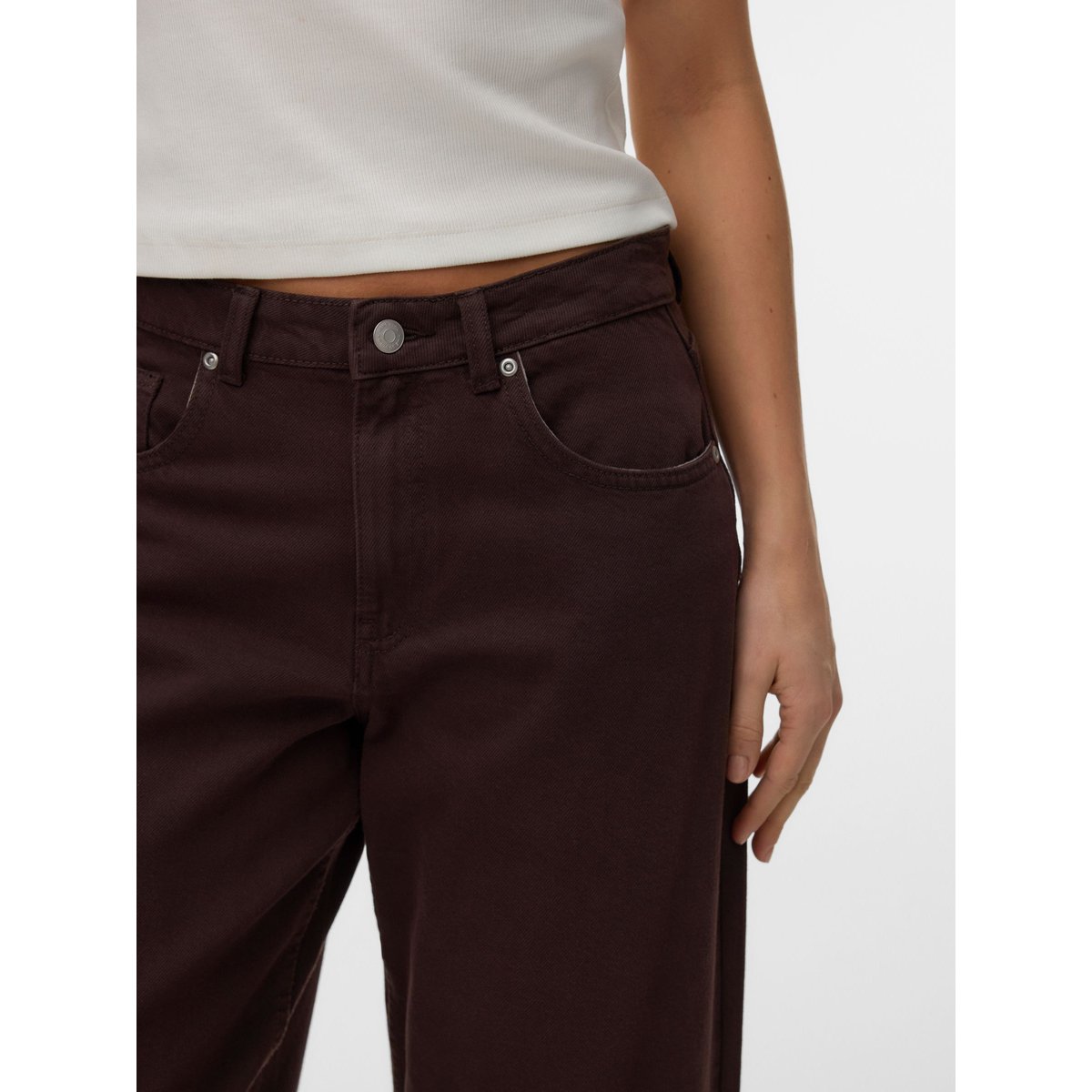 Jean marron - chocolate torte, VERO MODA