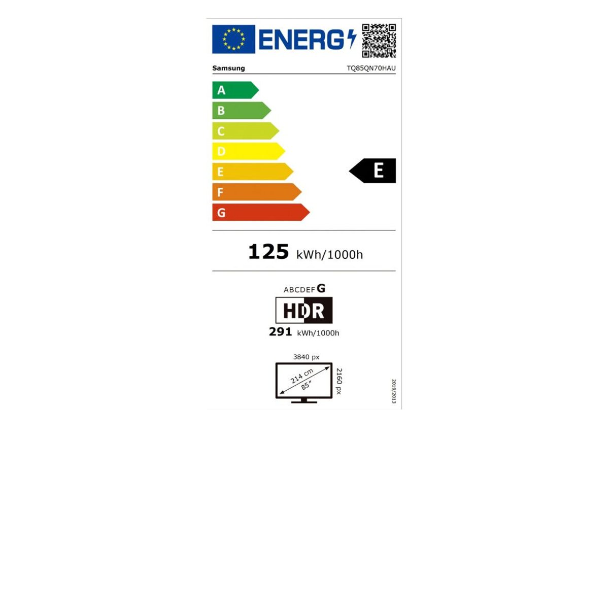 Televiseurs led de 65 pouces TQ85QN70H gris, SAMSUNG