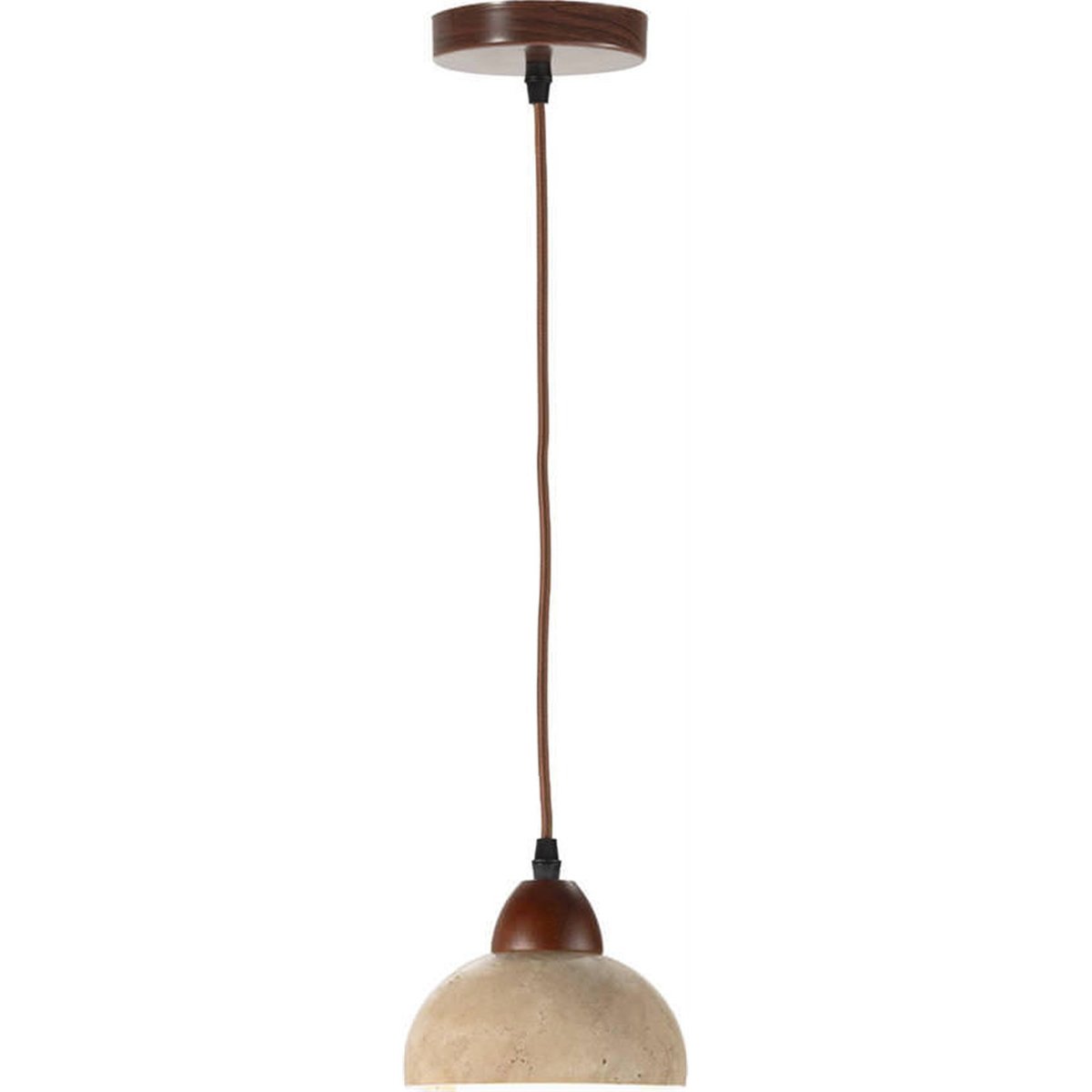 Lampe d'architecte en marbre travertin naturel, RECOLLECTION
