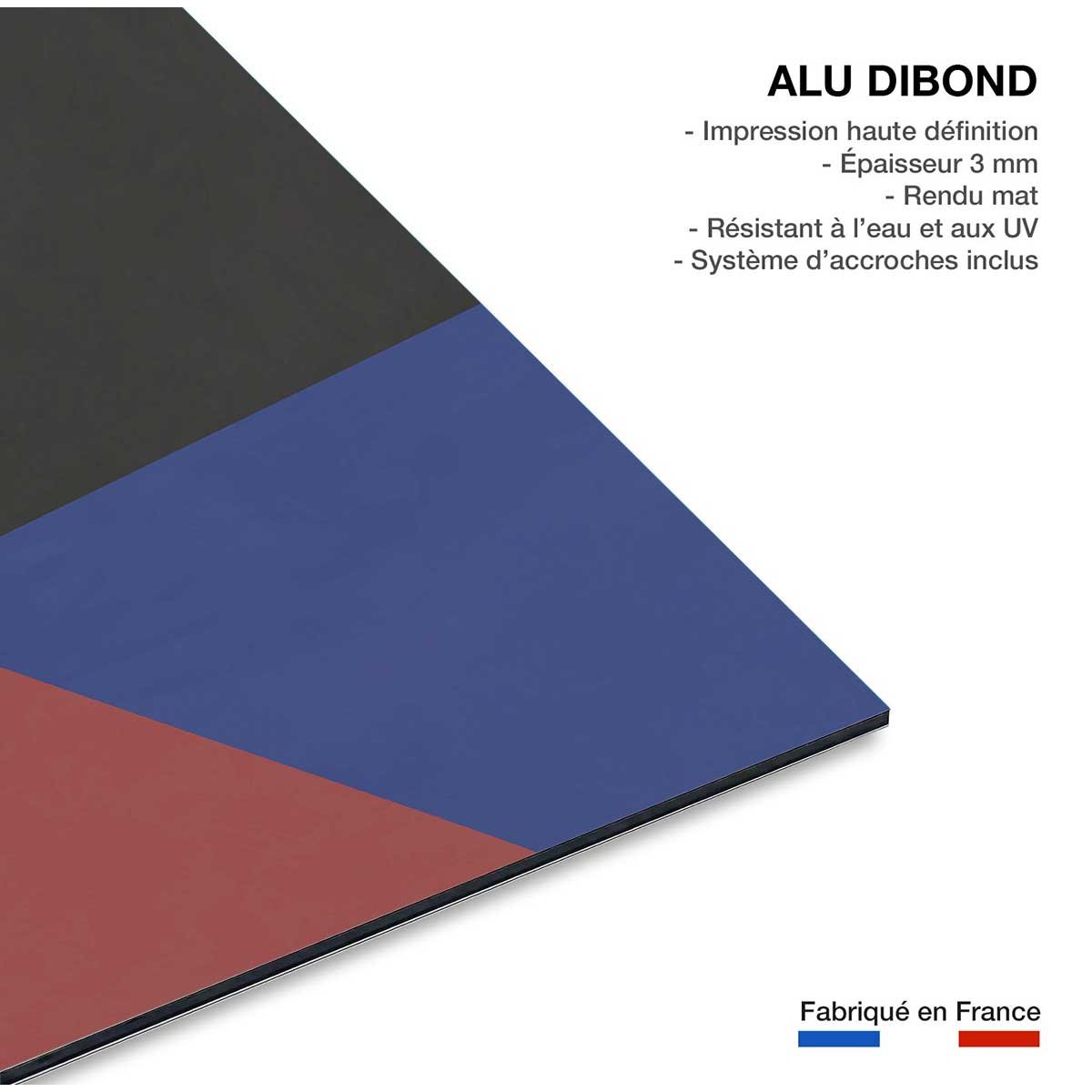 Tableau sunset avenue tableau alu dibond, HEXOA